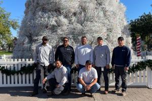 Parks Crew Brings Tumbleweed Tree to Life