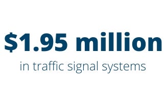 $1.95 million in traffic signal systems