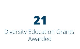 21 Diversity Education Grants Awarded