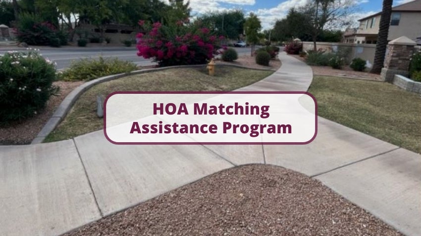 HOA Matching Assistance Program