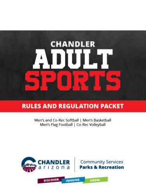 Adult Sports Rules and Regulations