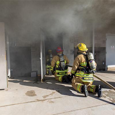 Chandler Firefighters training