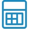Calculator Icon: Calculate Your Household Water Use