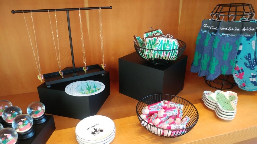 Jewelry on sale at the museum store