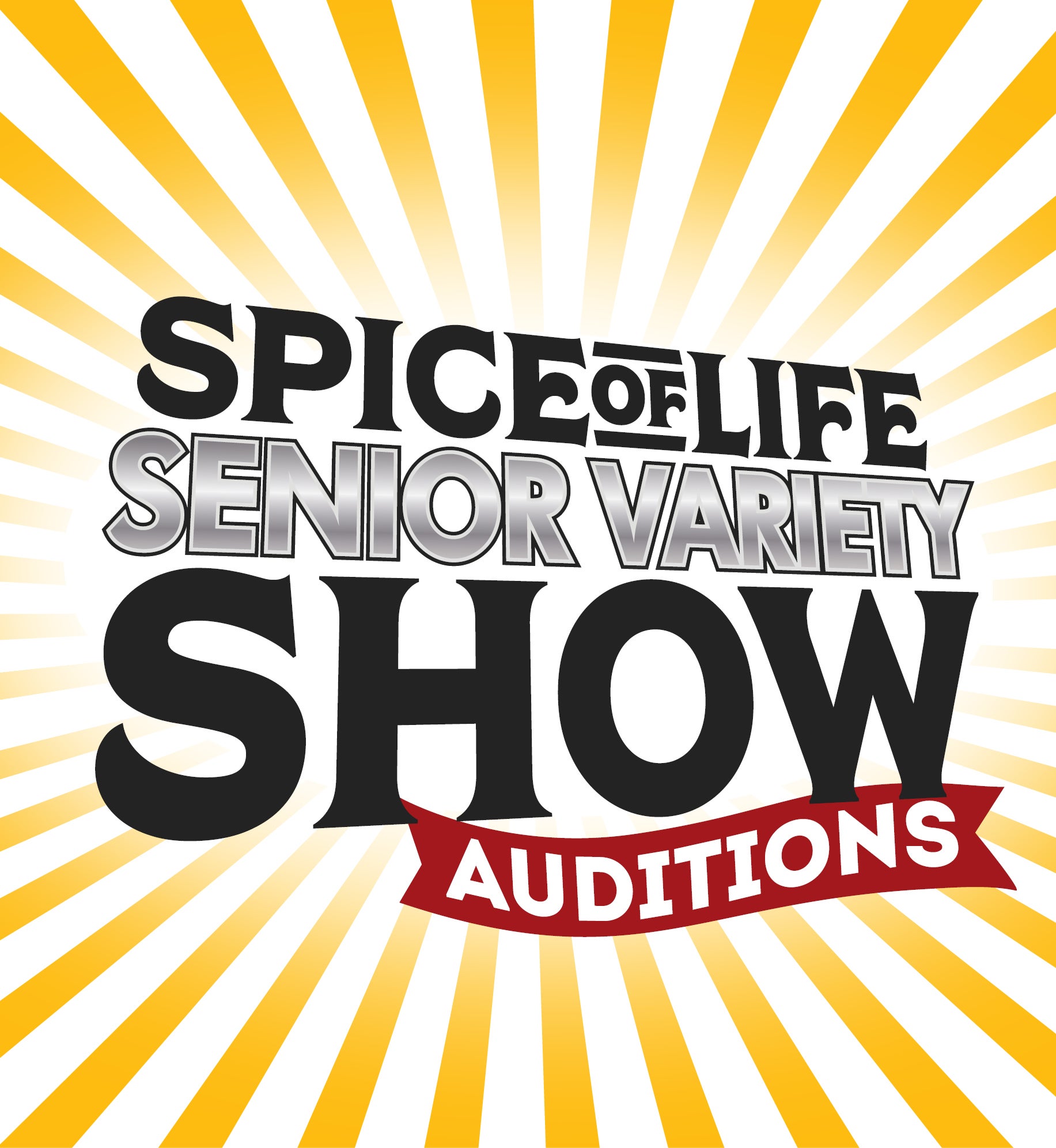 senior variety show banner