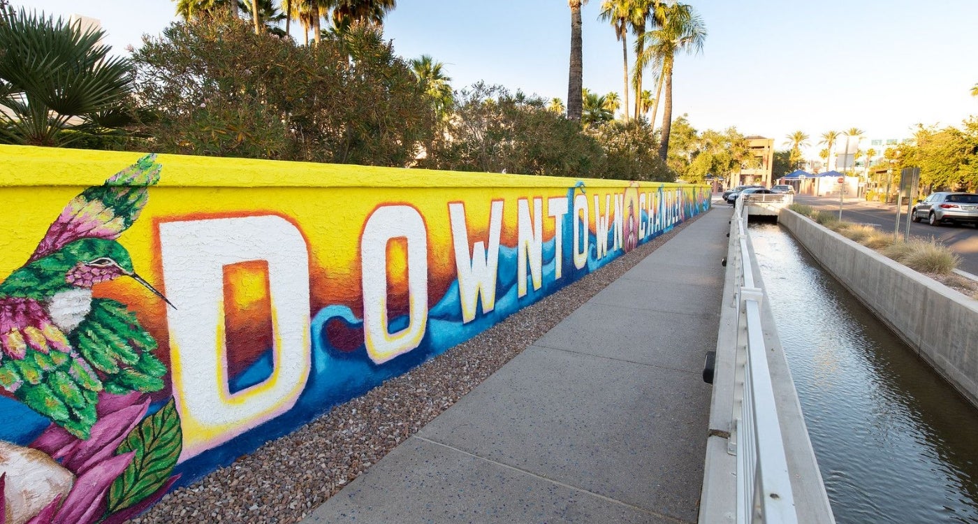 Downtown Chandler Mural on the Canal