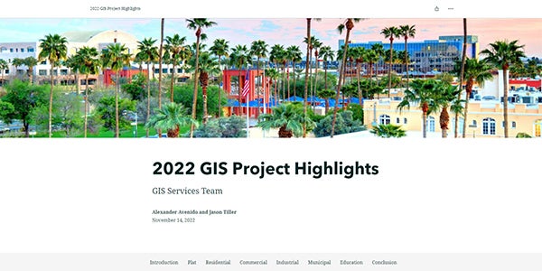 GIS Project Highlights