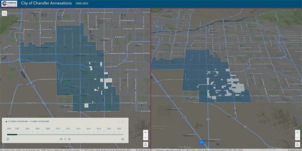 City of Chandler Annexations 2000-2022