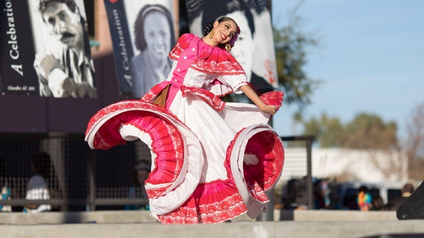 Dancer at Multicultural Festival