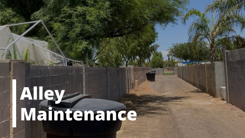Alley Maintenance Program
