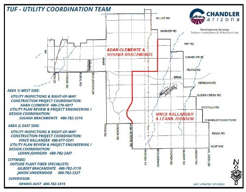 TUF Area Map