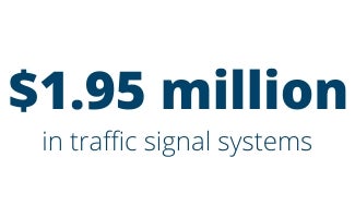 $1.95 million in traffic signal systems