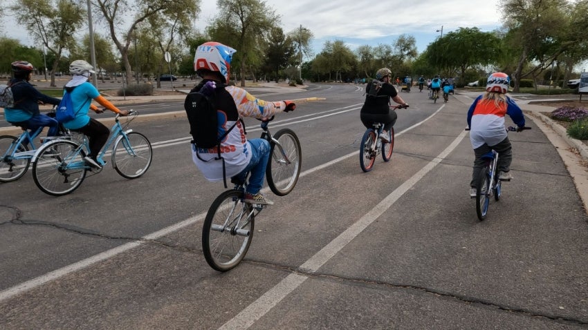 Chandler Family Bike Ride Participants