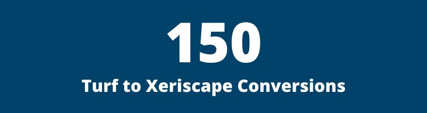 150 Turf to Xeriscape Conversions