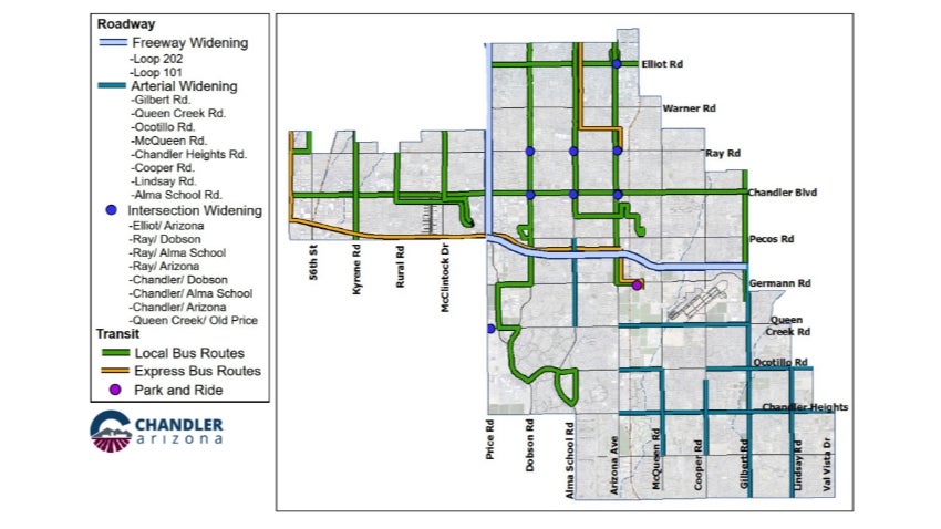 Completed Prop 400 Funded Projects in Chandler