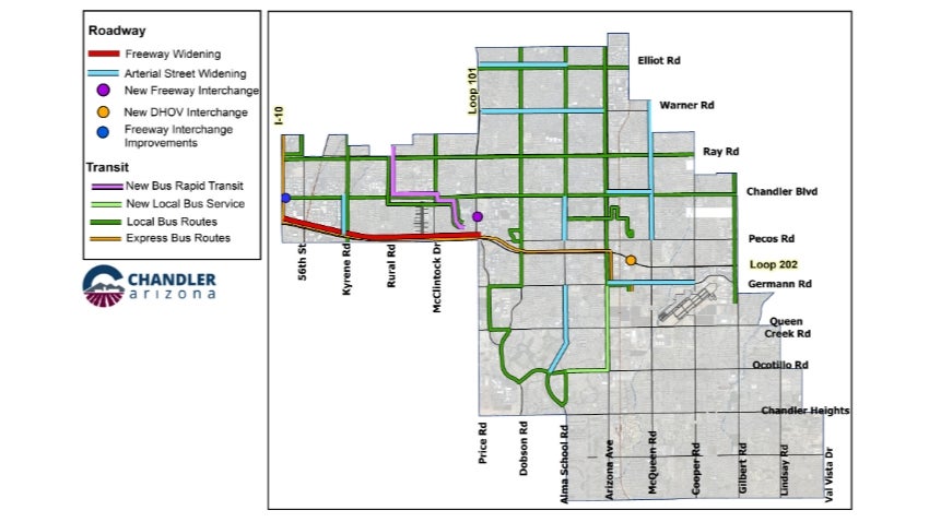 Future Projects in Chandler Proposed Under Prop 479