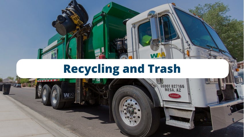 Recycling and Trash