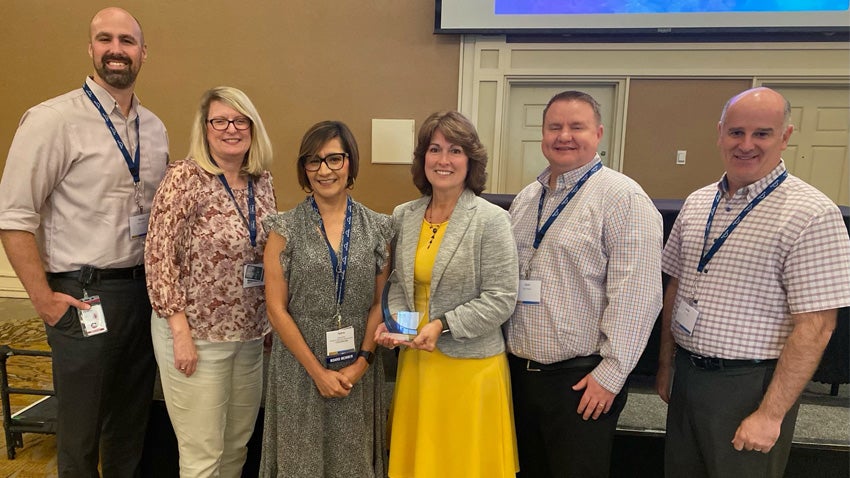 The City of Chandler’s Deputy City Manager and Chief Financial Officer, Dawn Lang, was awarded the newly created Finance Excellence Award The City of Chandler’s Deputy City Manager and Chief Financial Officer, Dawn Lang, was awarded the newly created Finance Excellence Award