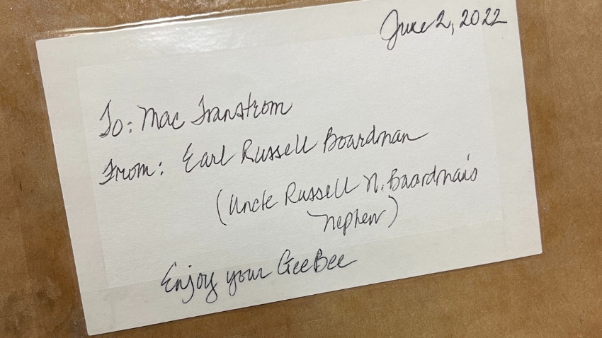 Package from the Branson's nephew Package from the Branson's nephew