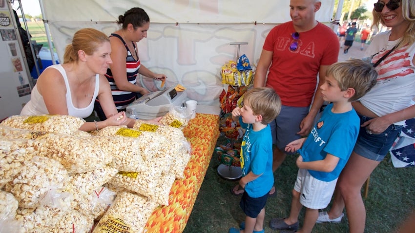 July 4th popcorn vendor July 4th popcorn vendor