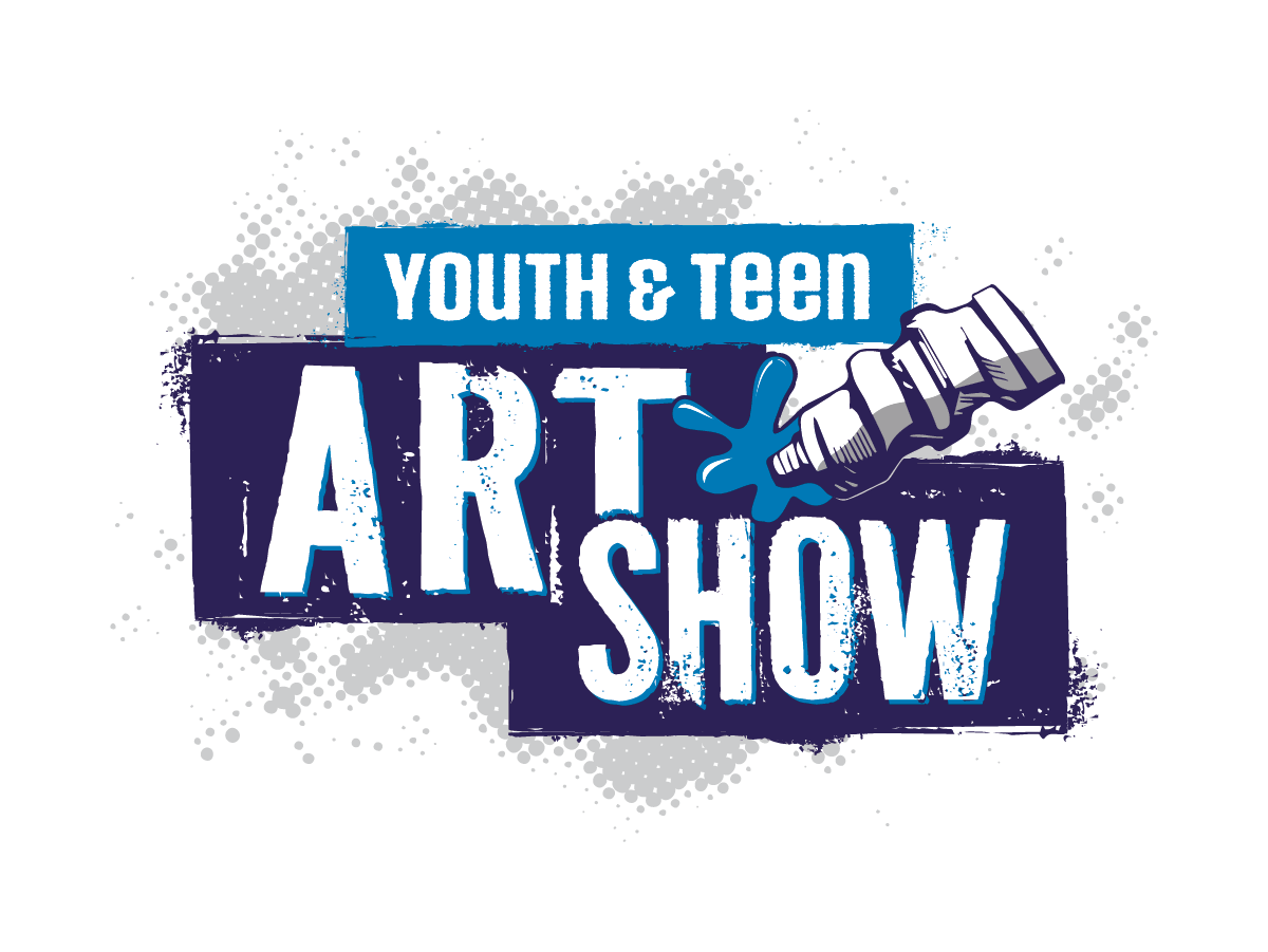 youth and teen art show logo youth and teen art show logo