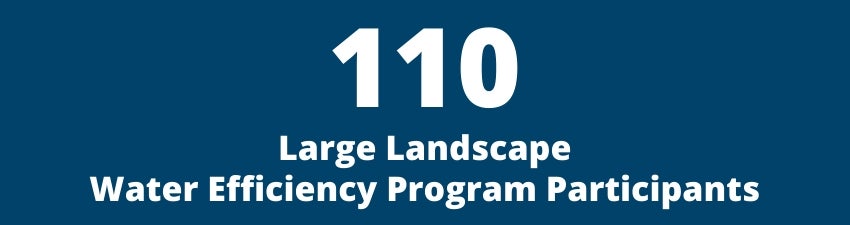 110 Large Landscape Water Efficiency Program Participants 110 Large Landscape Water Efficiency Program Participants