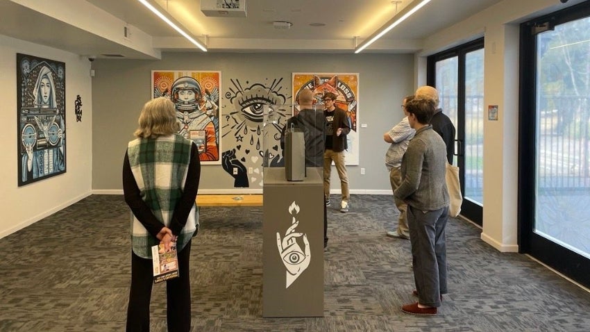 Reception for "I Can't Help Myself" by Jon Arvizu