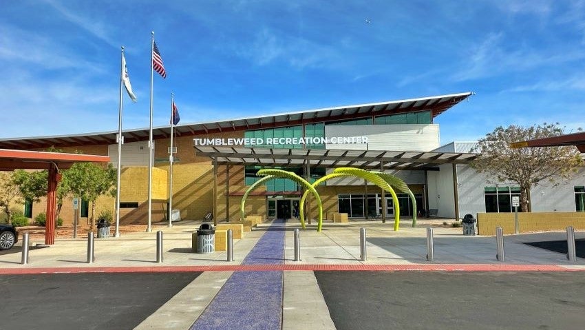 TRC completed expansion front entrance