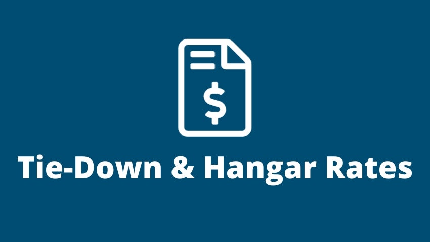 Tie-Down & Hangar Rates