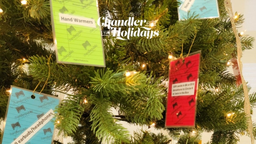 Chandler Public Library Community Cares Trees