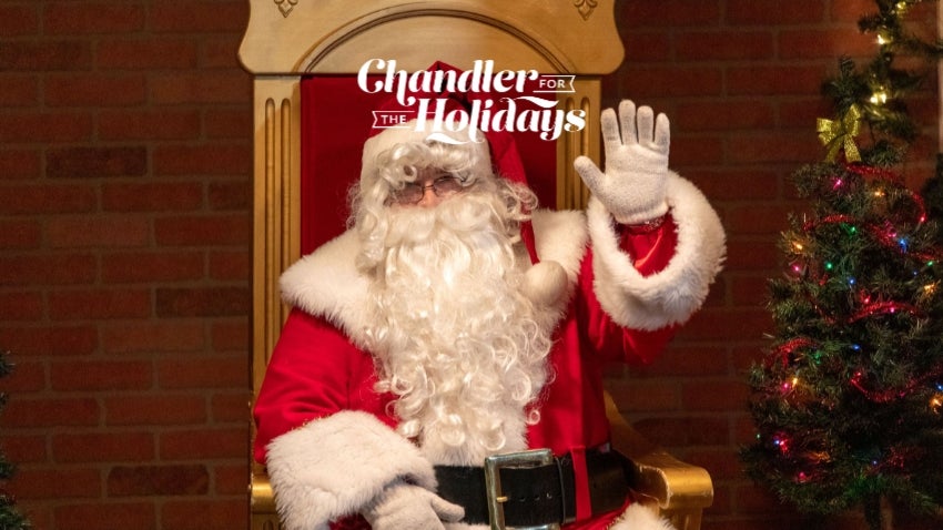 Santa at Santa's House