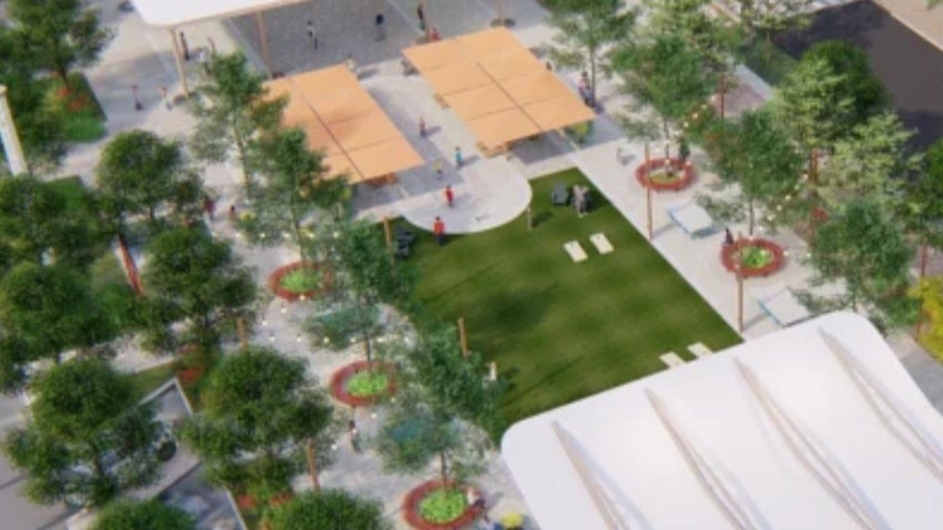 Dr. A.J. Chandler Park Renovation Rendering