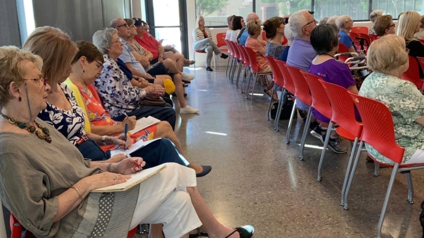 Docents Taking Notes