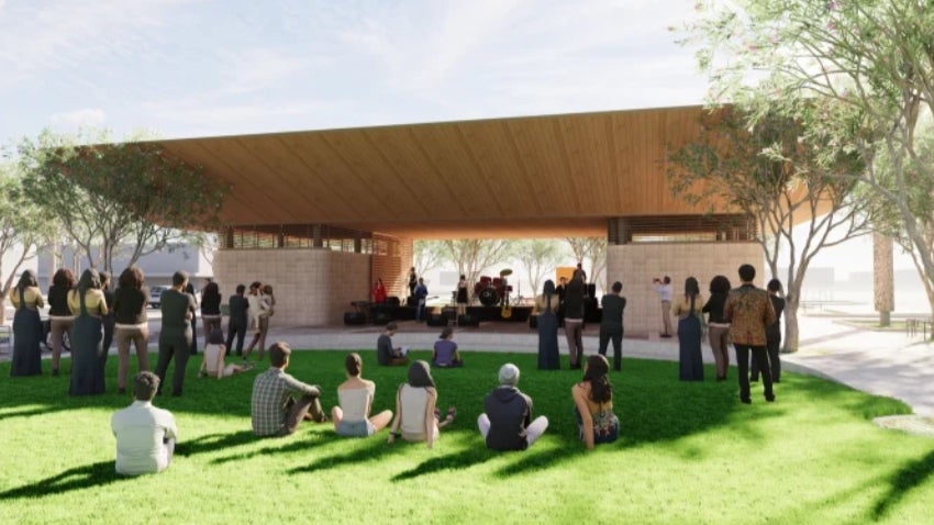 Dr. A.J. Chandler Park Renovation Rendering