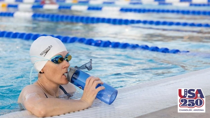 lap swimmer at Nozomi Aquatic Center