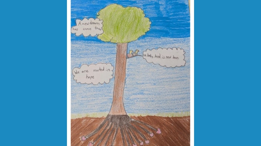 2nd Place  Sanjana K. We are Rooted in Hope