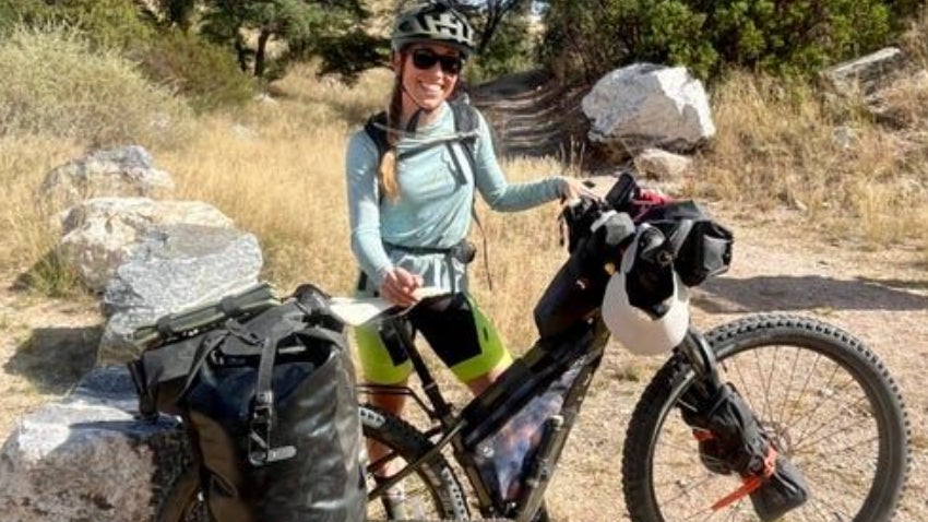 Female Mountain Biker