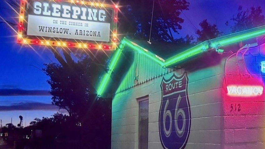 Route 66 Corner in Winslow, AZ