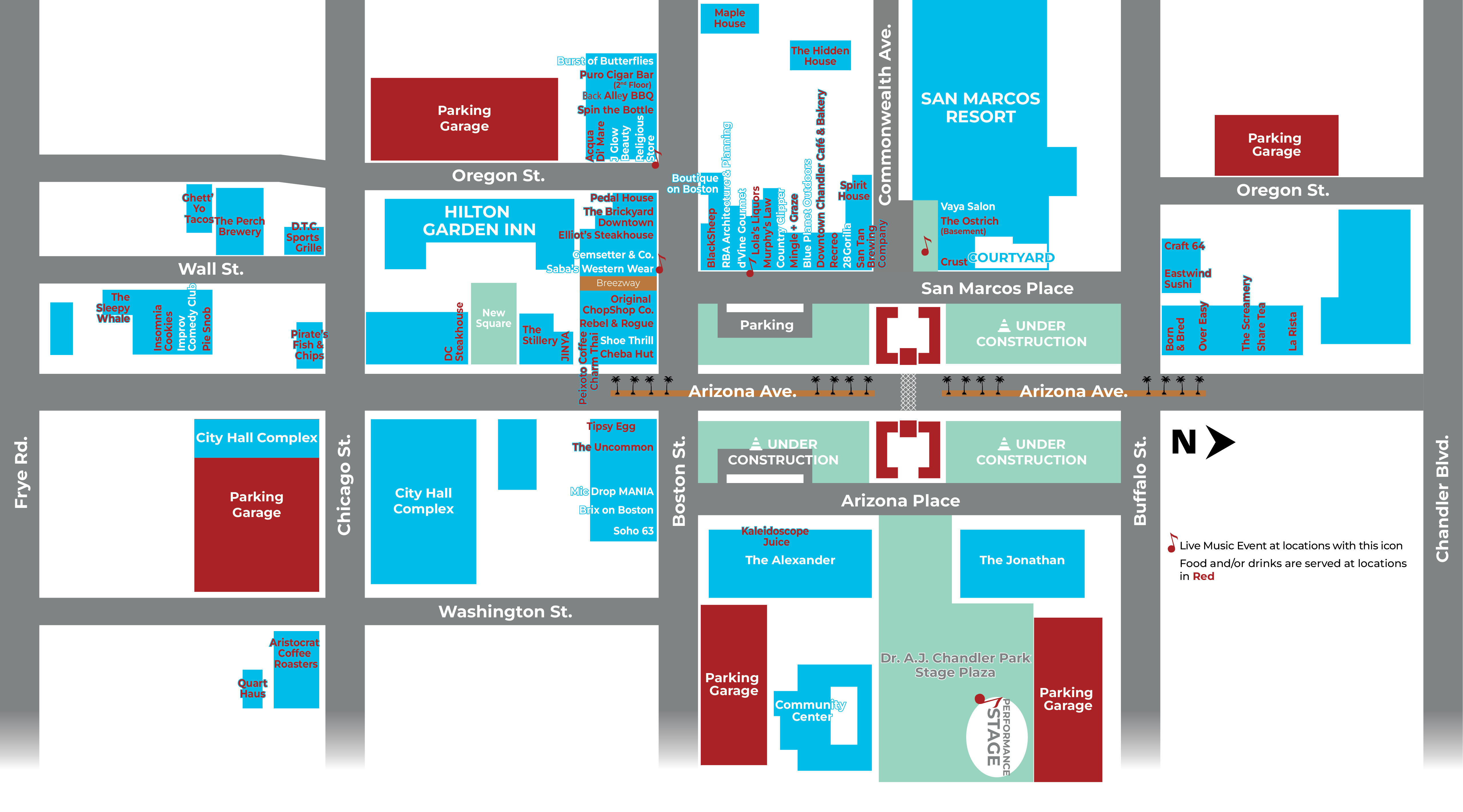 2026 Jazz Fest Pakring Map