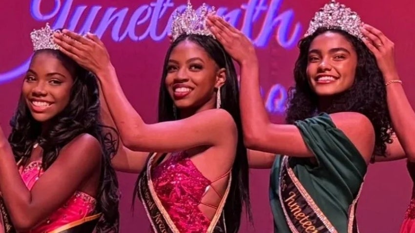 Juneteenth pagent girls