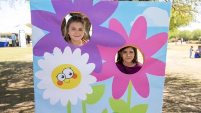 kids celebrating earth day