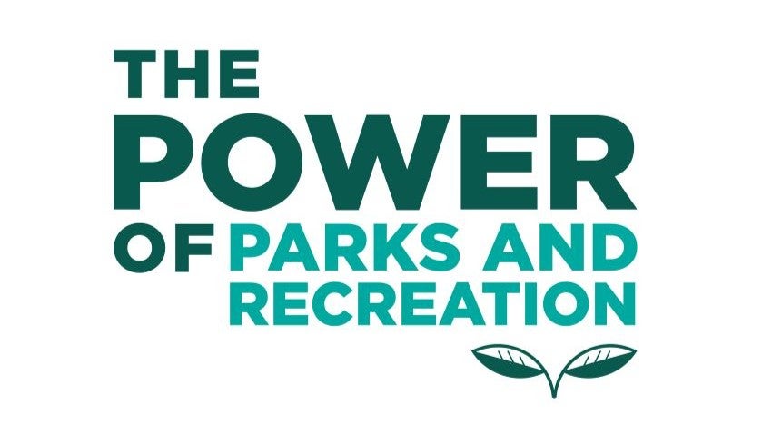 park and rec month logo