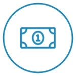 Dollar Icon for Competitive Pay