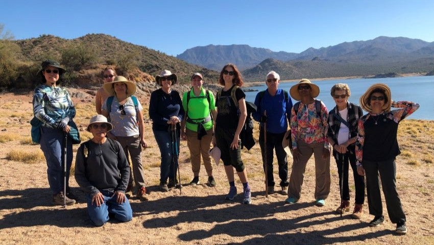 Outdoor excursion at Bartlett Lake