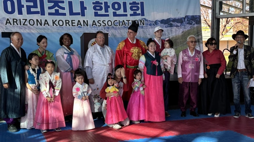 group photo at AZ Koren Festival