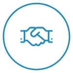 Handshake Icon for Culture of Engagement