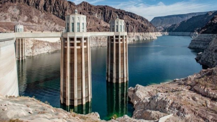lake with low water levels
