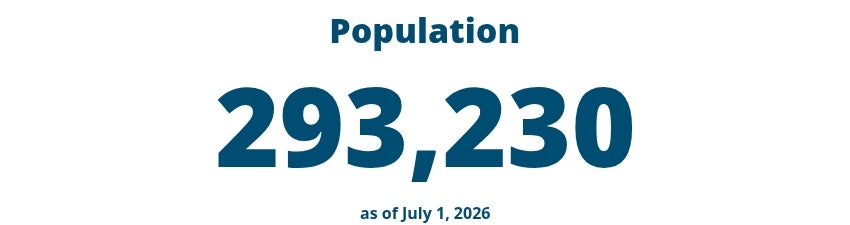 Population as of July 1, 2026: 293,230