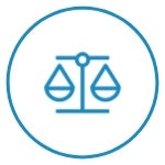 Scales Icon for Work/Life Balance