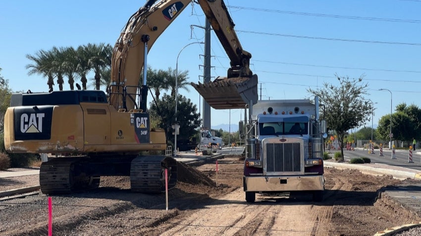 Street repairs in Chandler